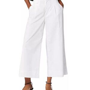 Equipment Parlon Cotton Wide Leg Trousers in White size 0 NWT